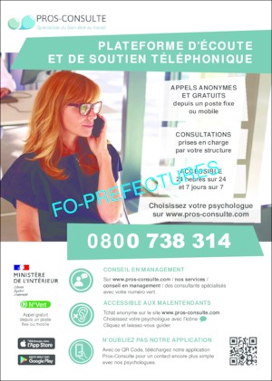 Information SDASAP – Le numéro de la cellule d’écoute change