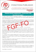 PROTECTION SOCIALE COMPLÉMENTAIRE : 15 euros par mois. On est loin du compte