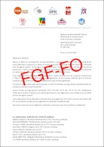 Courrier adressé à la ministre de la transformation et de la fonction publiques de la part des OS FP :  CFDT, CFE-CGC, CFTC, CGT, FA FP, FO, FSU, Solidaires et UNSA, demandant  d’ouvrir sans attendre une négociation collective pour améliorer les carrières