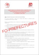 Compte-rendu de la réunion en visioconférence qui s’est tenue le 2 avril 2021 entre le Ministère de la Transformation et de la Fonction Publiques et l’Interfonction Publique FO sur la protection sociale complémentaire des retraités de la fonction publique