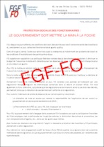 Déclaration liminaire de la FGF-FO- Réunion signature de l’accord de méthode sur la protection sociale complémentaire dans la fonction publique de l’Etat