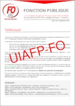 TÉLÉTRAVAIL – DOCUMENT UIAFP-FO