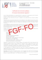 Codification de la Fonction publique