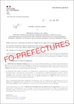 Instruction ministérielle du 29 décembre 2021 relative à l’obligation de télétravail et à l’organisation des services face à la cinquième vague épidémique