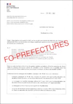 Instruction du 28 décembre 2021 relative à l’organisation de la campagne mobilité au titre de 2022 sur les emplois permanents du ministère de l’intérieur