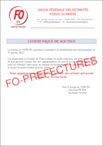 Communiqué de soutien de l’UFR-FO à la mobilisation du 27 janvier 2022