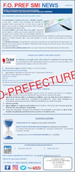 Newsletter – FOPREF SMI – Janvier 2022