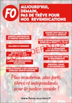 Plateforme – Revendications générales prioritaires de FO