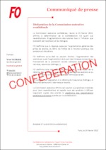 Déclaration de la Commission exécutive confédérale