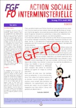 Mag’Asi d’avril de la FGF FO ainsi que le flyer sur les prestations d’action sociale interministérielle
