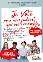 ÉLECTIONS AU COMITÉ SOCIAL D’ADMINISTRATION DU SGAMI