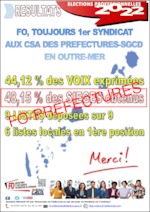 CSA des préfectures-SGCD en Outre-mer