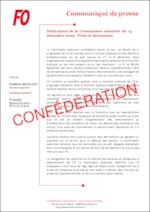 Déclaration de la Commission exécutive FO du 15 décembre 2022 : Prêts et déterminés
