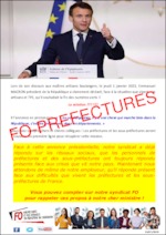 Annonces du Président de la République – Préfectures
