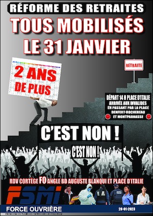 Manifestation du 31 janvier