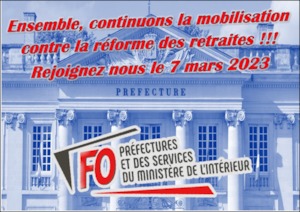 Affiche FOPREF SMI – journée du 7 mars