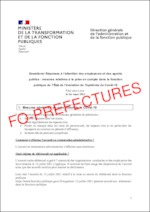 Évolution du régime applicable aux agents publics – FAQ actualisée au 1er mars 2023