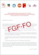 Compte-rendu FGF-FO CIAS du 17 mai – Déclaration liminaire des OS