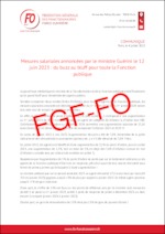 Mesures salariales annoncées par le ministre Guerini le 12 juin 2023 : du buzz au bluff pour toute la Fonction publique