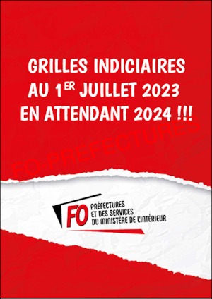 Grilles indiciaires actualisées au 1er juillet 2023