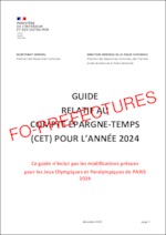 Campagne relative au compte épargne-temps (CET)