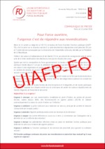 Pour Force ouvrière, l’urgence c’est de répondre aux revendications