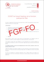 Compte rendu de la CCHSCT du Conseil Supérieur de la Fonction publique de l’Etat du mardi 17 septembre 2024