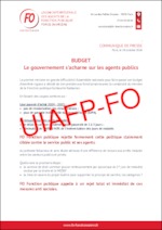 Budget : Le gouvernement s’acharne sur les agents publics