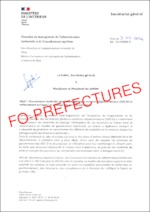 Note du Secrétaire général du MI relative à la gouvernance locale des SGC-D