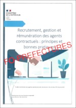 Guide des bonnes pratiques sur le recrutement, la gestion et la rémunération des agents contractuels