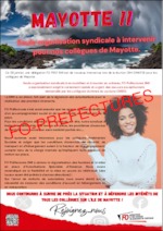 Situation de Mayotte suite à la réunion DRH DMATES du 29 janvier 2025