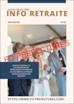 INFO RETRAITES FO Préfectures et des Services du MI n°33
