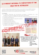 Rencontre avec M RETAILLEAU, ministre de l’intérieur le 2 avril 2025