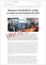 Article L’inFO militante- Naissance d’Un1té.MI FO : la fédé en route vers les élections de 2026