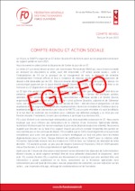 Compte-rendu du GT Action sociale du 18 juin 2025