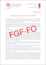 Compte-rendu de la réunion FGF-FO / DGAFP du 05/06/2025.
