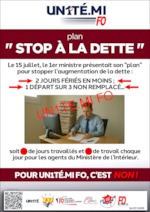 PLAN STOP À LA DETTE